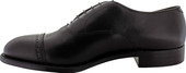 Alden Men's 901 - Perforated Straight Tip Bal - Black Calfskin - Inside