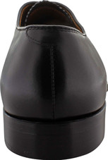Alden Men's 901 - Perforated Straight Tip Bal - Black Calfskin - Back