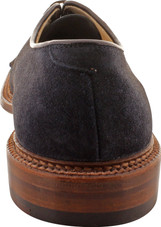 Alden Men's 29331F - Plain Toe Blucher Flex Welt - Navy Suede - Back