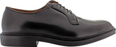 Alden Men's 9909 - Plain Toe Blucher - Black Calfskin - Outer Side