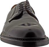 Alden Men's 9909 - Plain Toe Blucher - Black Calfskin - Front