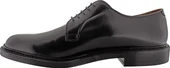 Alden Men's 9909 - Plain Toe Blucher - Black Calfskin - Image 4