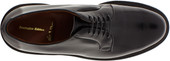 Alden Men's 9909 - Plain Toe Blucher - Black Calfskin - Top