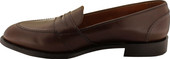 Alden Men's 686 - Full Strap Slip On - Dark Brown Calfskin - Inside