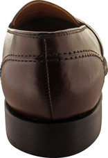 Alden Men's 686 - Full Strap Slip On - Dark Brown Calfskin - Back