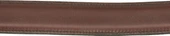Alden Belts 30mm Calf Dress Belt - Burgundy-Gold - Image 3