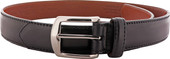 Alden Belts 1.25 Inch Dress Shell Cordovan Belt - Black-Nickel - Main Image
