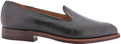 Alden D9109F Men's Pump Loafer Black Regina Grain - Outer Side