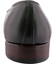 Alden D9109F Men's Pump Loafer Black Regina Grain - Back