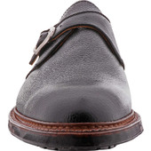 Alden Shoes Men's Monk Strap D9410C Black Scotch Grain - Front