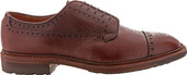 Alden Shoes Men's Medallion Cap Toe Atom Blucher D9522C Brown Scotch Grain - Outer Side
