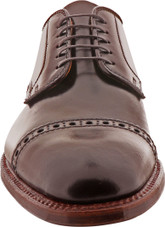 Alden Shoes Men's Perforated Cap Toe Blucher D9527 Color 8 - Front