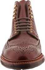 Alden Shoes Men's Wing Tip Boot D9838HC Brown Scotch Grain - Image 3