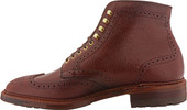 Alden Shoes Men's Wing Tip Boot D9838HC Brown Scotch Grain - Inside
