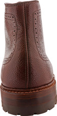 Alden Shoes Men's Wing Tip Boot D9838HC Brown Scotch Grain - Back
