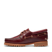 Timberland Men's 3-Eye Lug Handsewn Boat Shoes TB050009648 Burgundy Full-Grain - Inside