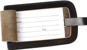 Alden Luggage Tag - Black Shell Cordovan - Outer Side