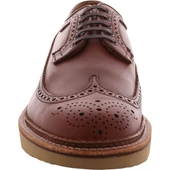 Alden Men's D1515 Long Wing Blucher Pecan Austin - Front