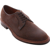 Alden Men's D1409C Plain Toe Blucher Tobacco Reverse Chamois - Main Image