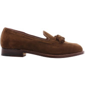 Alden 3403 - Tassel Loafer - Snuff Suede - Outer Side