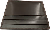 Alden Card Case - LG6008 - Color 8 Shell Cordovan - Outer Side
