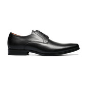 Florsheim Men's Postino Plain Toe Ox 15150-005 Blk Smooth - Image 3