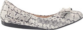 Cole Haan Women's W15625 - Tali Bow Ballet Natural Python Print On Leathe - Outer Side