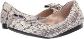 Cole Haan Women's W15625 - Tali Bow Ballet Natural Python Print On Leathe - Front