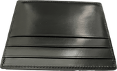 Alden Card Case - LG6009 - Black Shell Cordovan - Outer Side