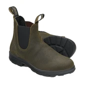 Blundstone Unisex Suede Original Chelsea Boot 1615 Dark Olive - Image 2