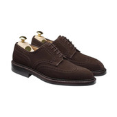 靴 CROCKETT&JONES COVENTRY 7E DARK BROWN Crockett and Jones Men's Westbourne - Dark Brown Calf Suede