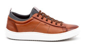 Martin Dingman Men's Leather Sneaker Whiskey Sheep Skin Leather - Image 2