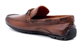 Martin Dingman Men's Braided Bit Loafer Bourbon Pebble Grain Leather - Image 3