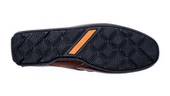 Martin Dingman Men's Braided Bit Loafer Bourbon Pebble Grain Leather - Image 6