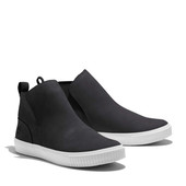 Timberland Women's Skyla Bay Pull On Boots TB0A429T015 Black Suede - Outer Side