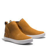 Timberland Women's Skyla Bay Pull On Boots TB0A448T231 Wheat Nubuck - Outer Side