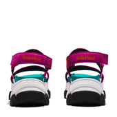 Timberland Women's Adley Way Backstrap Sandals TB0A5UTVA45 Bright Pink Nubuck - Front