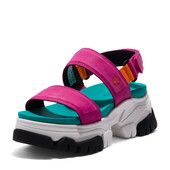 Timberland Women's Adley Way Backstrap Sandals TB0A5UTVA45 Bright Pink Nubuck - Sole