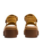 Timberland Women's Everleigh Ankle Strap Sandals TB0A5W78231 Wheat Nubuck - Front