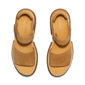 Timberland Women's Everleigh Ankle Strap Sandals TB0A5W78231 Wheat Nubuck - Back