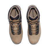 Timberland Men's Euro Hiker Mid Hiking Boots TB0A5ZMNDH4 Light Brown Nubuck - Back