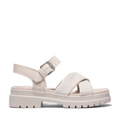 Timberland Women's London Vibe Ankle-Strap Sandals TB0A2A9KF48 White Full-Grain - Main Image
