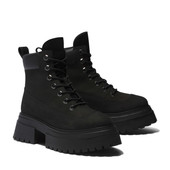 Timberland Women's Sky 6-Inch Lace-up Boots TB0A428J001 Black Nubuck - Outer Side