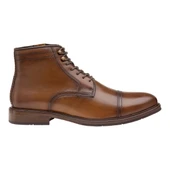 Johnston Murphy Men's XC Flex Raleigh Cap Toe Zip 20-2764 Tan Full Grain - Image 7