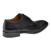 Johnston Murphy Men's Henrick Plain Toe 15-3261 Black Full Grain - Top