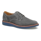 Johnston Murphy Men's Upton Plain Toe 20-4337 Gray Nubuck - Main Image