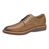 Johnston Murphy Men's Upton Plain Toe 20-4338 Tan Oiled Full Grain - Back