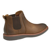 Johnston Murphy Men's Upton Chelsea Boot 20-4328 Brown Oiled Full Grain - Outer Side