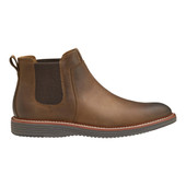 Johnston Murphy Men's Upton Chelsea Boot 20-4328 Brown Oiled Full Grain - Front