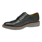 Johnston Murphy Men's Upton Wingtip 20-3531 Black Full Grain - Image 5